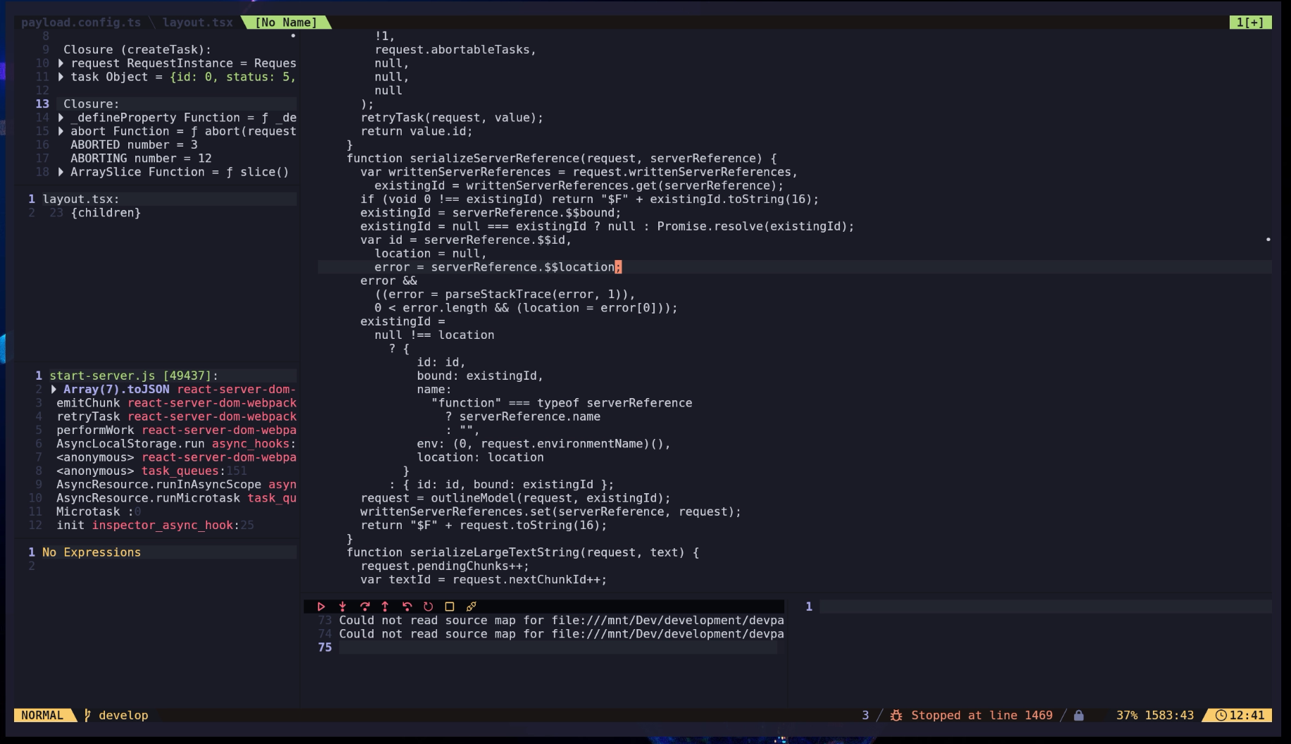 Nextjs debugger in nvim